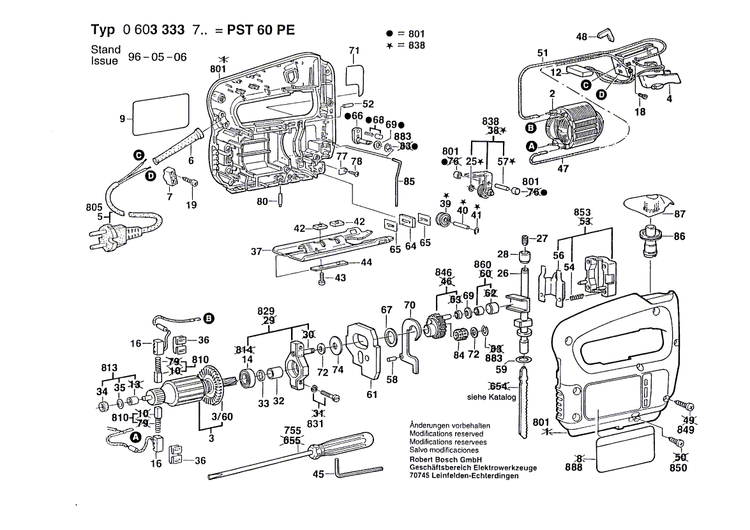 New Genuine Bosch 2608040113 Inserted Part
