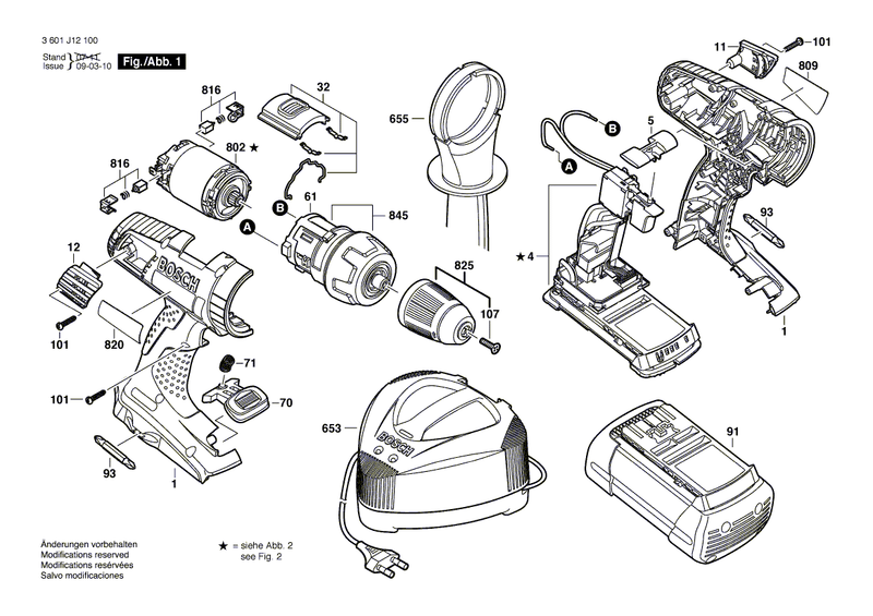 New Genuine Bosch 2608040190 Support