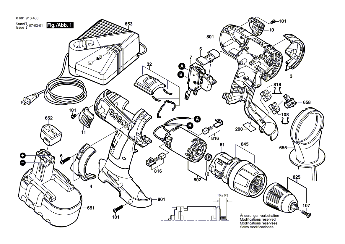 New Genuine Bosch 2608040208 Auxiliary Support