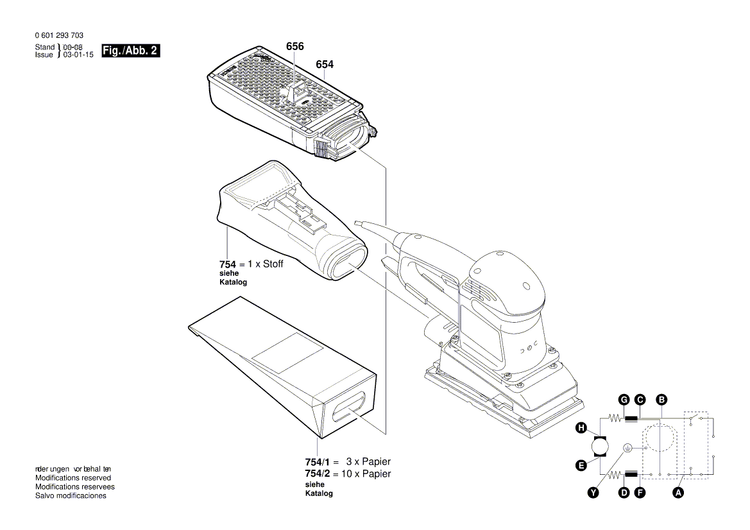 New Genuine Bosch 2608045023 Tensioning Lever