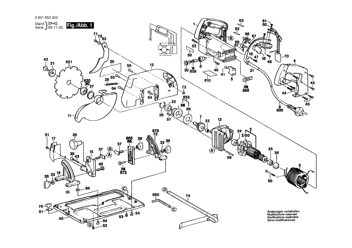 New Genuine Bosch 2608190002 Edge Guide