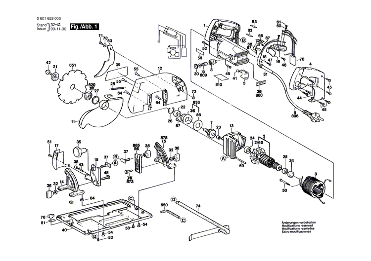 New Genuine Bosch 2608190002 Edge Guide