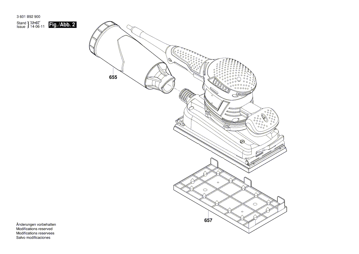 New Genuine Bosch 2608190030 Punching Tool
