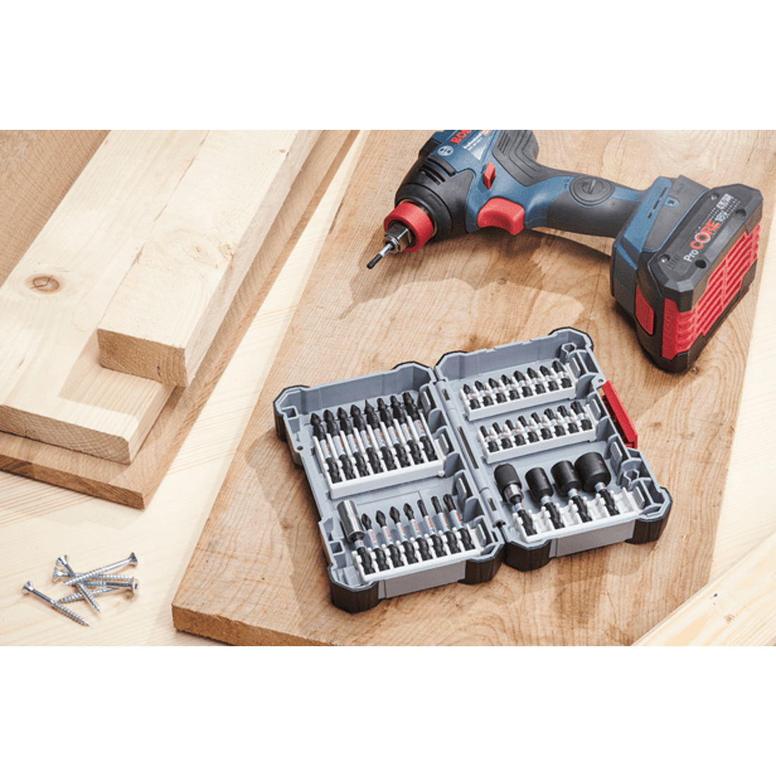 New Genuine Bosch 2608522329 Pick and Click Impact Control Screwdriver Bit Pack