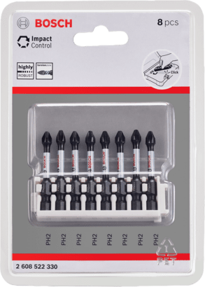 New Genuine Bosch 2608522330 Pick and Click Impact Control Screwdriver Bit Pack