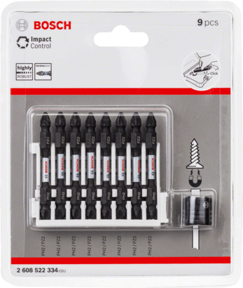 New Genuine Bosch 2608522334 Pick and Click Impact Control Double Ended