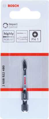 New Genuine Bosch 2608522480 Impact Control Phillips Screwdriver Bit Pack For