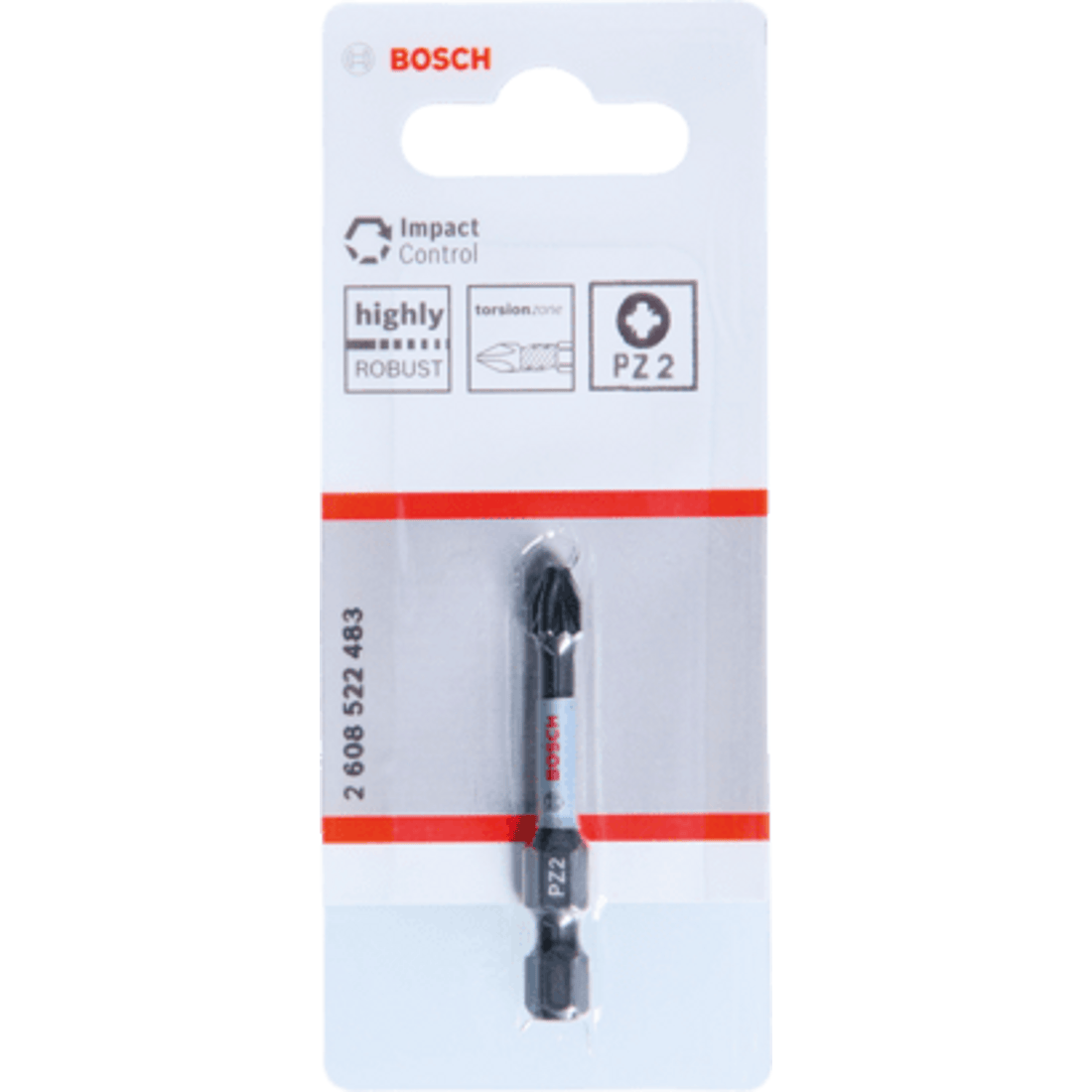 New Genuine Bosch 2608522483 Impact Control Pozidriv Screwdriver Bit Pack For