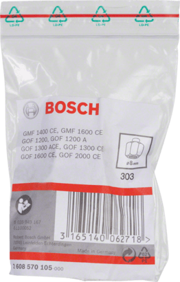 New Genuine Bosch 2608570105 Collet For hand-held routers