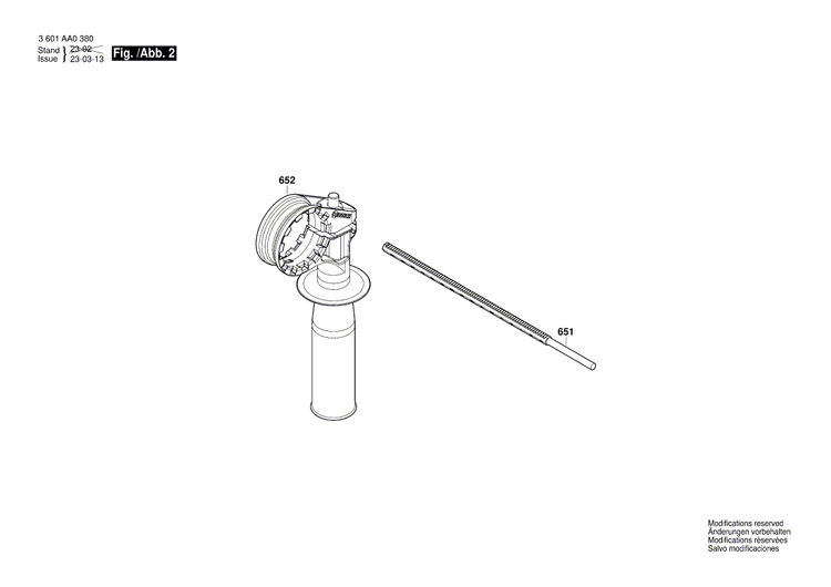 New Genuine Bosch 2608571076 Chuck