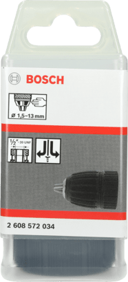 New Genuine Bosch 2608572034 Keyless Drill Chuck