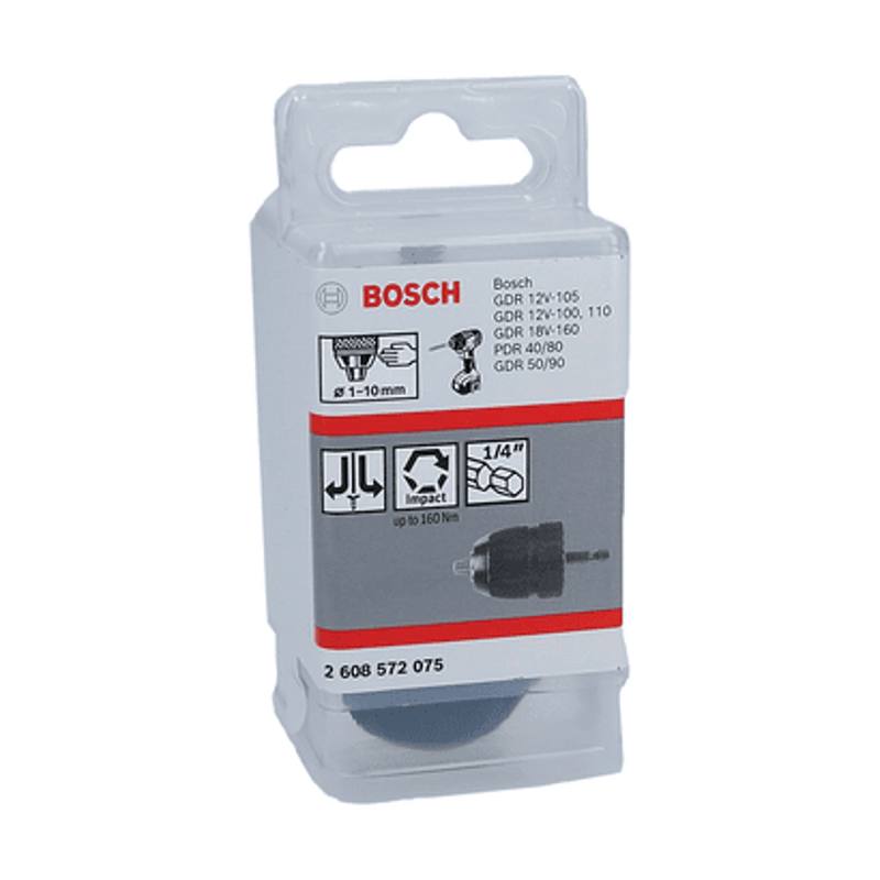 New Genuine Bosch 2608572075 Keyless Drill Chuck For rotary drills/drivers, For