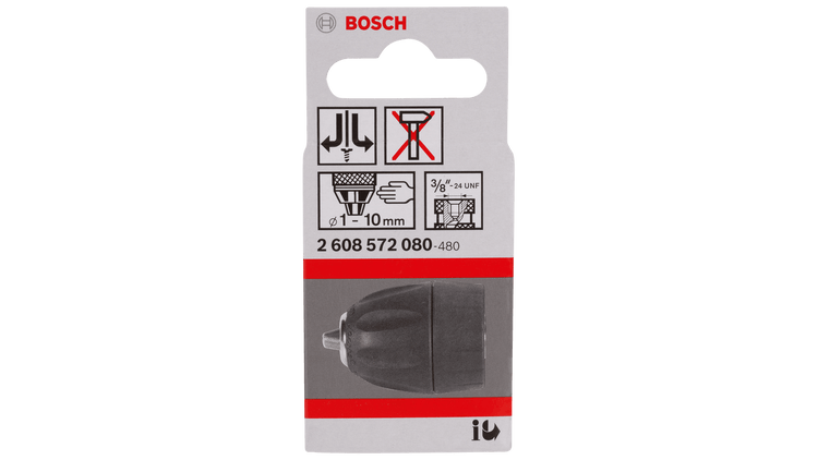 New Genuine Bosch 2608572080 Keyless Drill Chuck For rotary drills/drivers, For