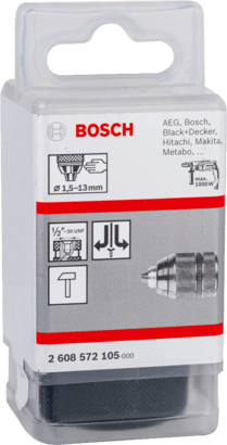 New Genuine Bosch 2608572105 Keyless Drill Chuck