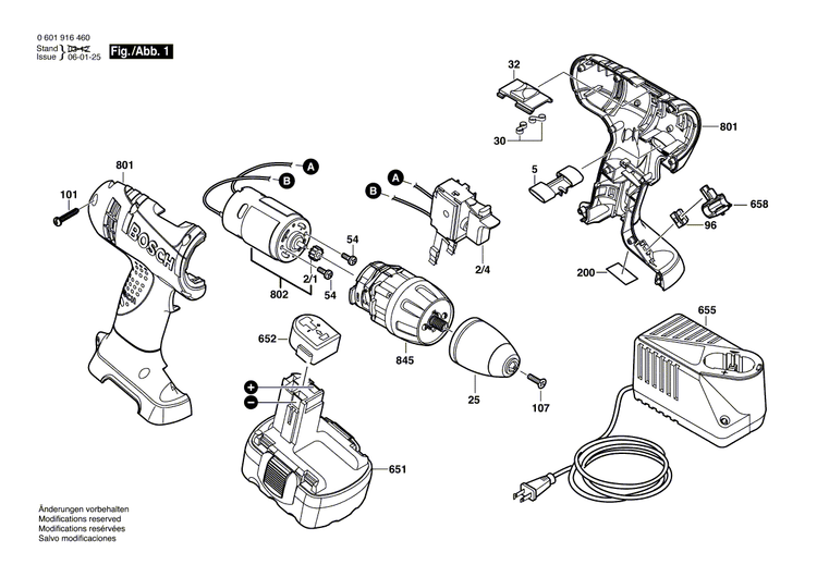 New Genuine Bosch 2608572177 Keyless Chuck