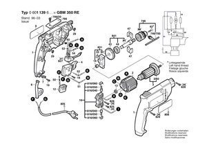 New Genuine Bosch 2608572196 Keyless Chuck