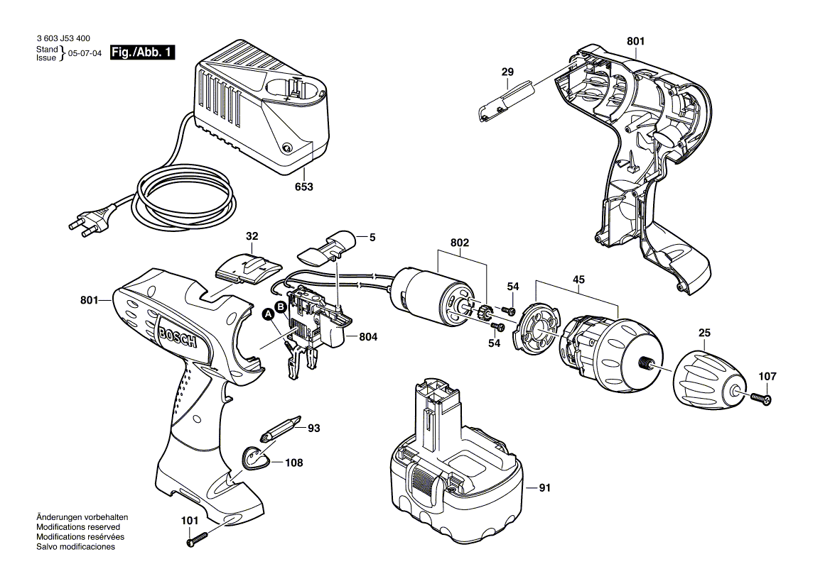 New Genuine Bosch 2608572205 Keyless Chuck