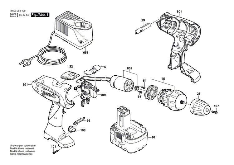 New Genuine Bosch 2608572205 Keyless Chuck