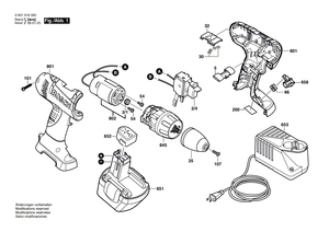 New Genuine Bosch 2608572215 Keyless Chuck