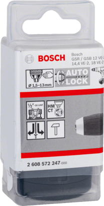 New Genuine Bosch 2608572247 Keyless Chuck For rotary drills/drivers