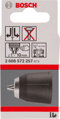 New Genuine Bosch 2608572257 Keyless Chuck For rotary drills/drivers