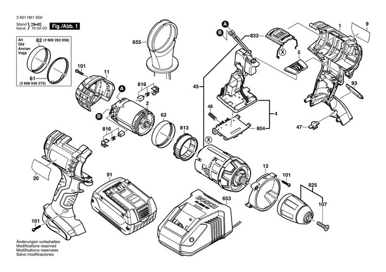 New Genuine Bosch 2608572901 Keyless Chuck