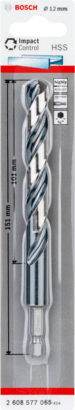 New Genuine Bosch 2608577065 Impact Control HSS Twist Drill Bit For rotary