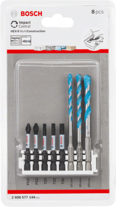 New Genuine Bosch 2608577144 Pick and Click MultiConstruction Drill and Impact