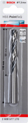 New Genuine Bosch 2608577170 HSS Twist Drill Bit PointTeQ For rotary