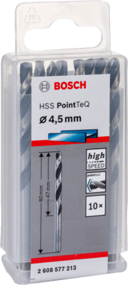 New Genuine Bosch 2608577213 HSS Twist Drill Bit PointTeQ For rotary