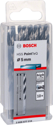 New Genuine Bosch 2608577218 HSS Twist Drill Bit PointTeQ For rotary