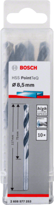 New Genuine Bosch 2608577253 HSS Twist Drill Bit PointTeQ For rotary