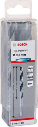 New Genuine Bosch 2608577263 HSS Twist Drill Bit PointTeQ For rotary