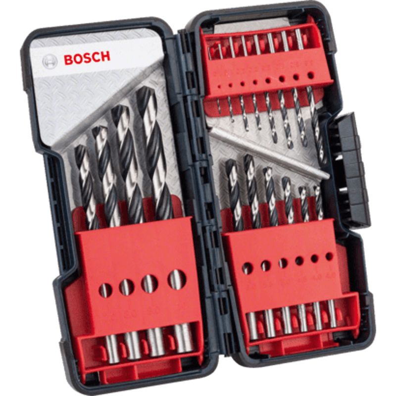 New Genuine Bosch 2608577350 HSS Twist Drill Bit PointTeQ Set, 5-Pieces For