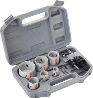 New Genuine Bosch 2608580868 HSS Bi-metal Holesaw Set Universal, 9-piece For