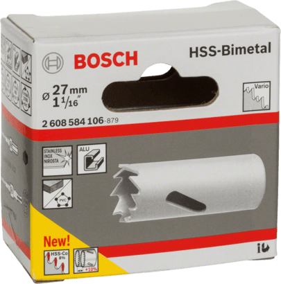 New Genuine Bosch 2608584106 Bi-metal Hole Saw For rotary drills/drivers, For