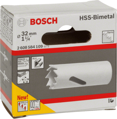 New Genuine Bosch 2608584109 Bi-metal Hole Saw For rotary drills/drivers, For