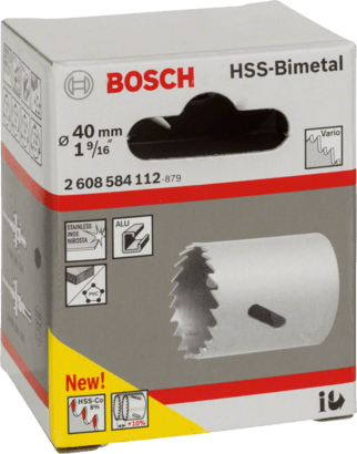 New Genuine Bosch 2608584112 Bi-metal Hole Saw For rotary drills/drivers, For