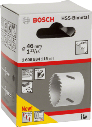 New Genuine Bosch 2608584115 Bi-metal Hole Saw For rotary drills/drivers, For