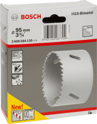 New Genuine Bosch 2608584130 Bi-metal Hole Saw For rotary drills/drivers, For