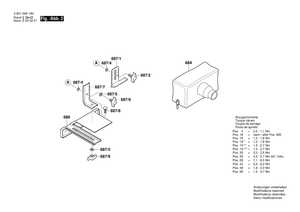 New Genuine Bosch 2608584683 Planer Head