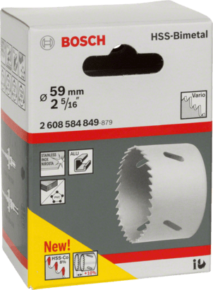 New Genuine Bosch 2608584849 Bi-metal Hole Saw For rotary drills/drivers, For