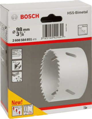 New Genuine Bosch 2608584851 Bi-metal Hole Saw For rotary drills/drivers, For
