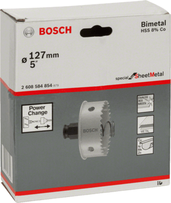New Genuine Bosch 2608584854 Special for Sheet Metal Hole Saw For rotary
