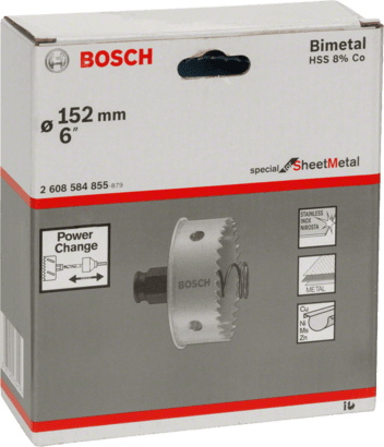 New Genuine Bosch 2608584855 Special for Sheet Metal Hole Saw For rotary