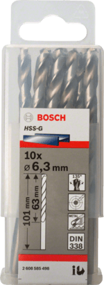 New Genuine Bosch 2608585498 HSS Twist Drill Bit Ground For rotary