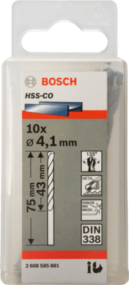 New Genuine Bosch 2608585881 HSS Twist Drill Bit Cobalt For rotary