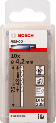 New Genuine Bosch 2608585882 HSS Twist Drill Bit Cobalt For rotary