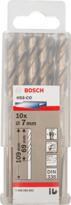 New Genuine Bosch 2608585892 HSS Twist Drill Bit Cobalt For rotary