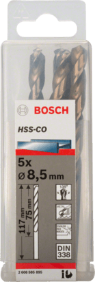 New Genuine Bosch 2608585895 HSS Twist Drill Bit Cobalt For rotary